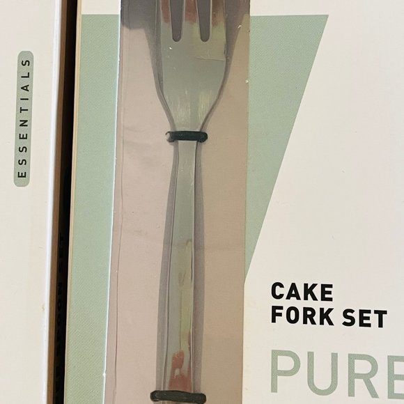 BERGHOFF 24 PIECES Flatware Dessert Set 12 SPOONS,12 cake FORKS, silver - Picture 2 of 9